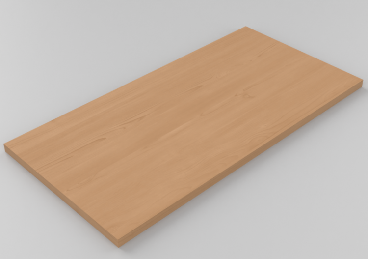 吊柜 - Shelf top 70x35cm with squared edges - ACCA software