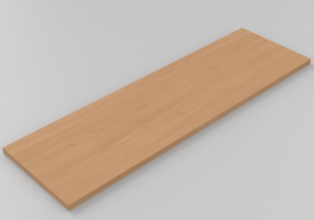 吊柜 - Shelf top 100x30cm with squared edges