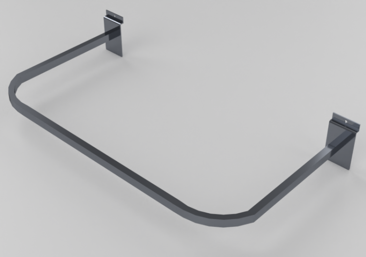 Acessórios 3D - Arara de parede 50x30cm - ACCA software
