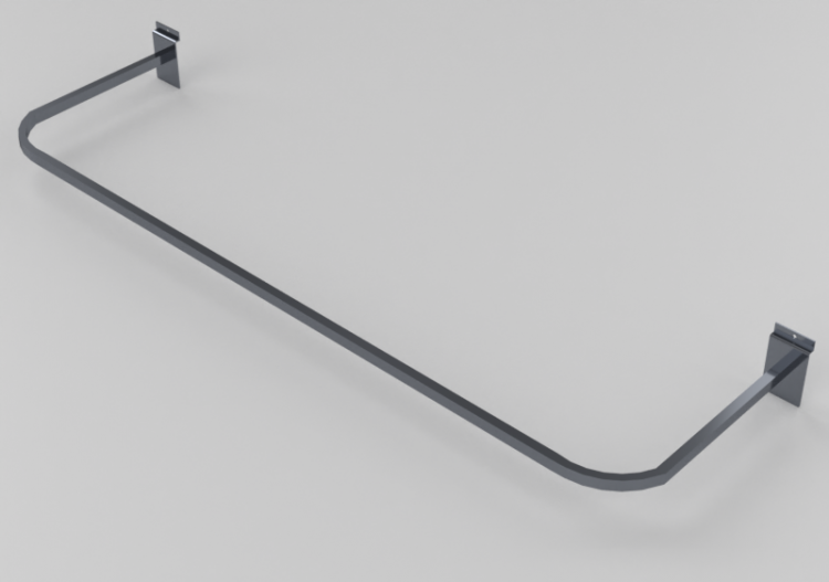 Acessórios 3D - Arara de parede 100x30cm - ACCA software