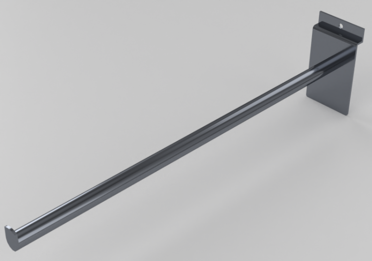 BIM Objects - Free Download! 配饰 - Round clothes rack straight bracket ...