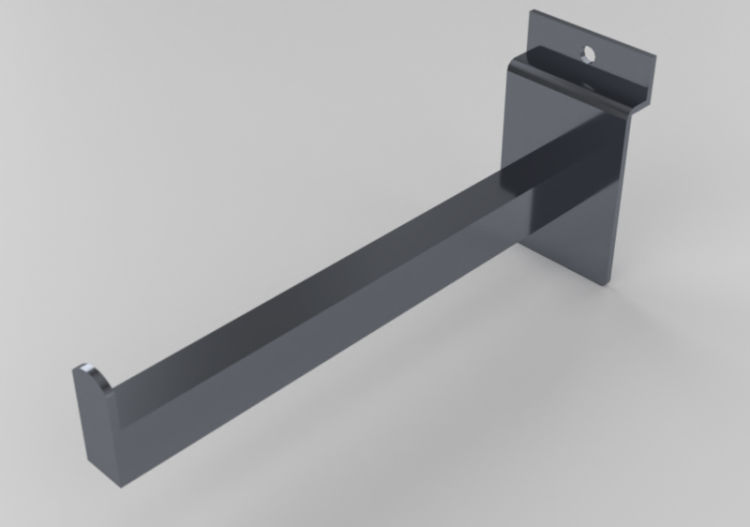Accessoires 3D - Etrier d'accrochage droit carré 15cm -...