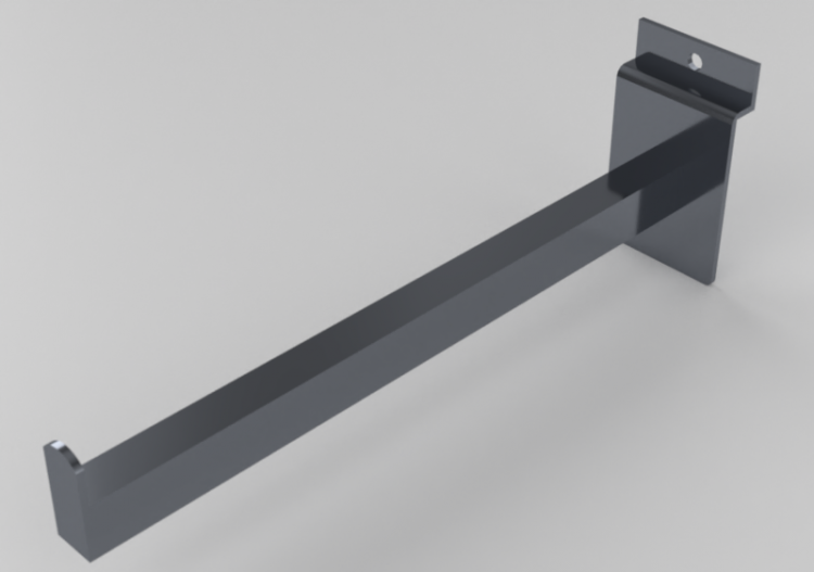 Accesorios 3D - Escuadra perchero recta cuadrada 20cm -...
