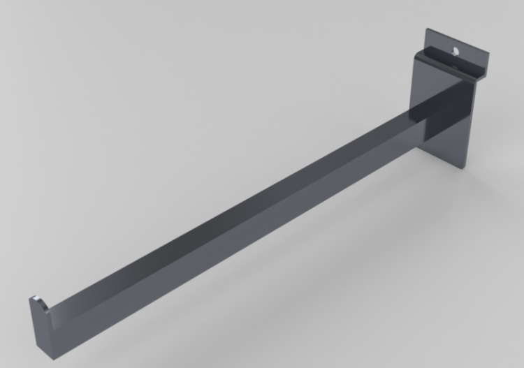 配饰 - Straight square section clothes rack bracket 25cm -...
