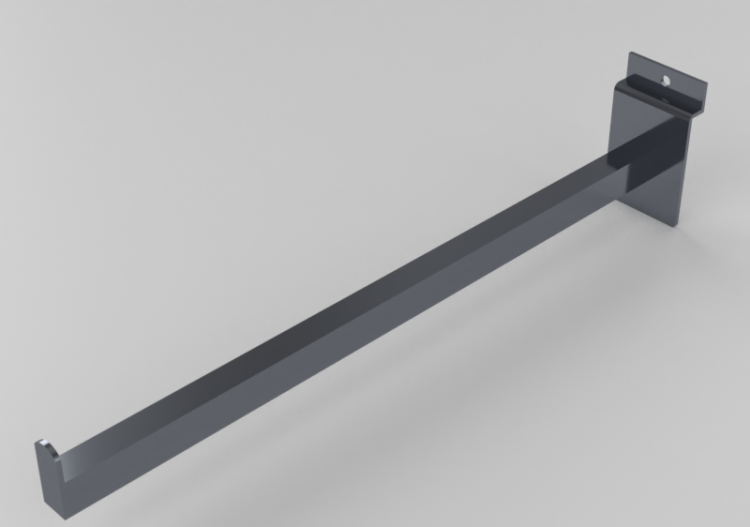 Acessórios 3D - Estribo cabideiro reto quadrado 30cm - ACCA...