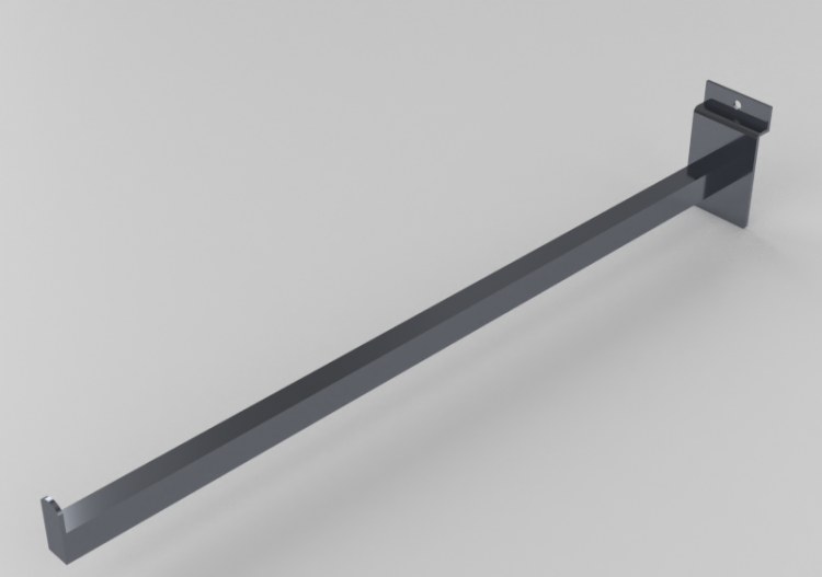 Accessoires 3D - Etrier d'accrochage droit carré 40cm -...