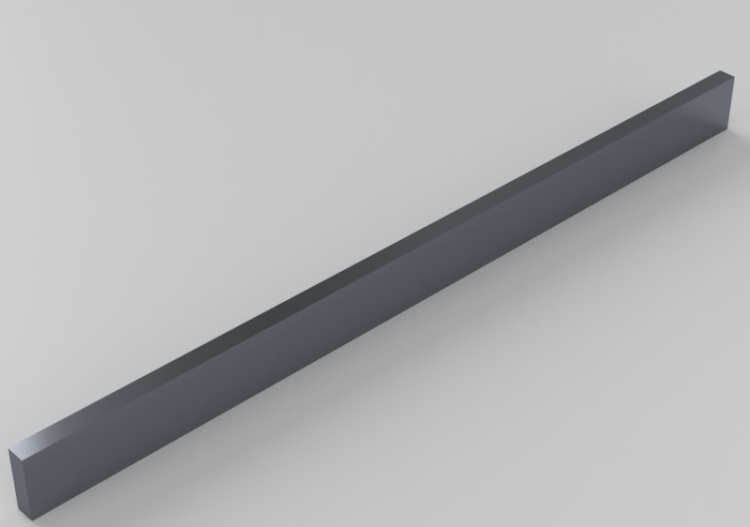 Accesorios 3D - Escuadra rectangular 50cm - ACCA software