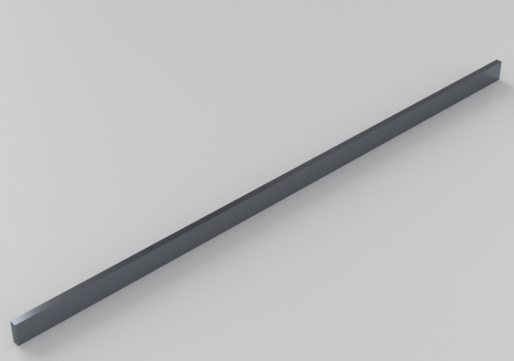 Acessórios 3D - Estribo retangular 100cm - ACCA software