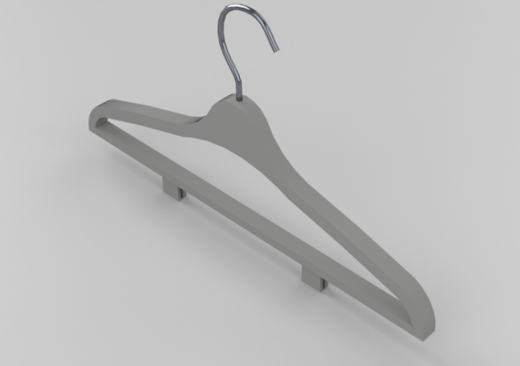 Acessórios 3D - Cabide bengaleiro de plástico - ACCA...