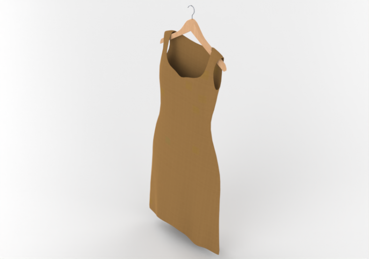 3D Models - Dress with hanger - ACCA software