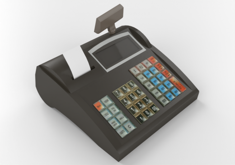 Dispositivi elettronici 3D - Registratore di cassa - ACCA...