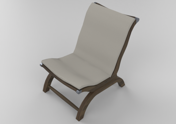 Cadeira 3D - Cadeira de madeira maciça - Sierra - 22240T -...