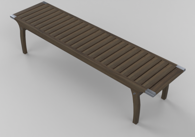 Banc 3D - Banc en bois massif - Sierra - 22264 - ACCA...