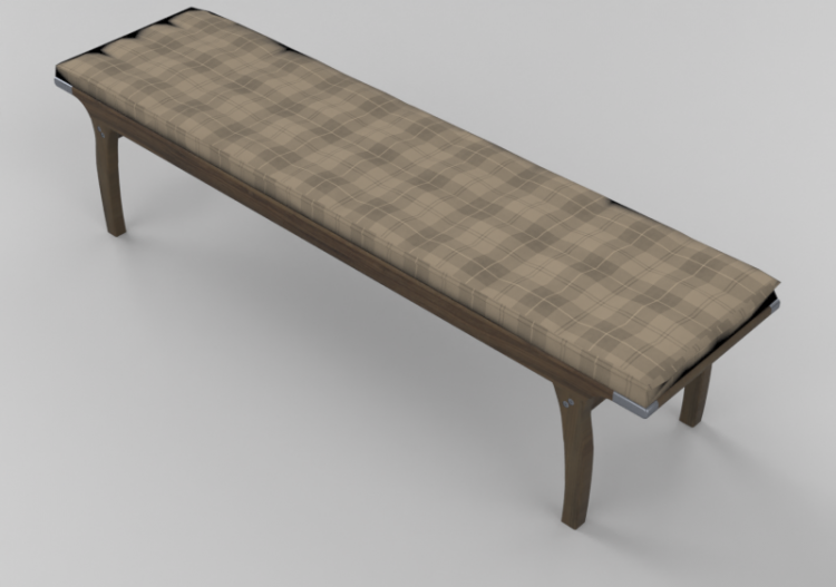 Banc 3D - Banc en bois massif - Sierra - 22382D - ACCA...