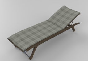 3D Deck chairs and sunbeds - Single bed in solid wood - Sierra - 22043RTKT