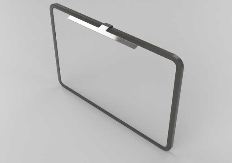 Espelhos 3D - Espelho do banheiro 1100x700cm - Fiora - ...