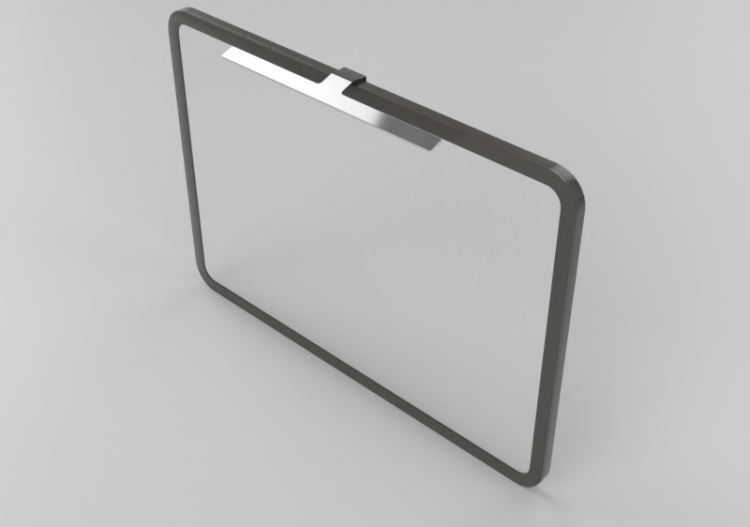 Espelhos 3D - Espelho do banheiro 1000x700cm - Fiora - ...