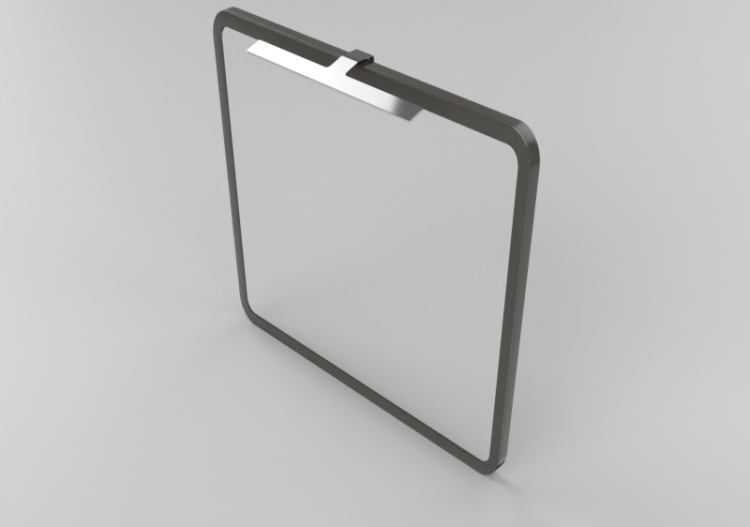 3D Mirrors - Bathroom Mirror 700x700mm - Fiora - IEML07 -...