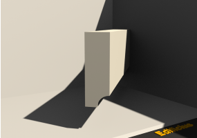 3D Fries - Corniche d'étage [P05] 300x100mm
