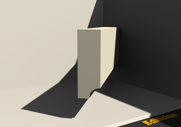 Stringcourse 3D - Corniche d'étage [P05] 300x100mm - ACCA...
