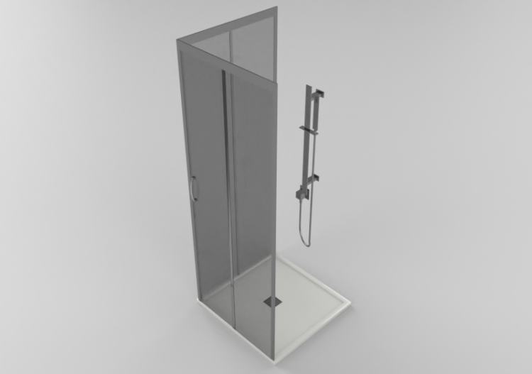 Docce 3D - Piatto doccia con box 80x80cm - ACCA software