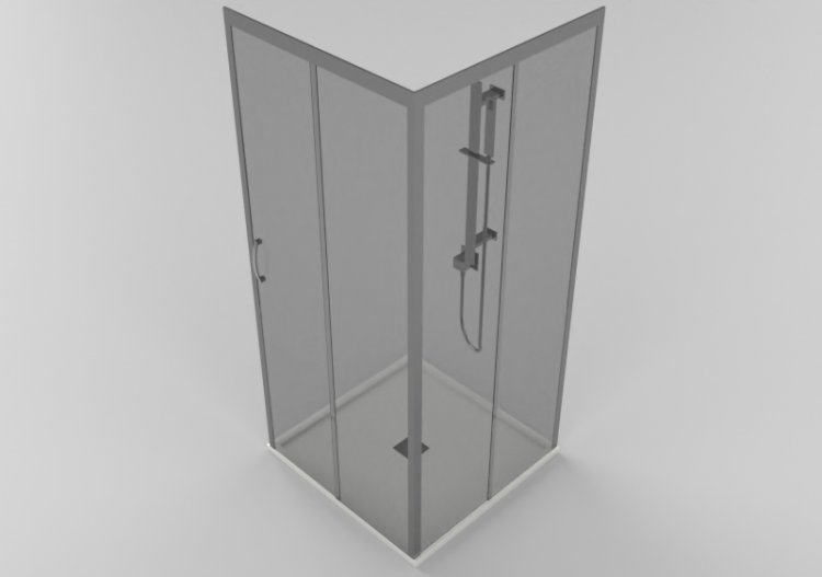 Docce 3D - Piatto doccia con box 90x90cm - ACCA software