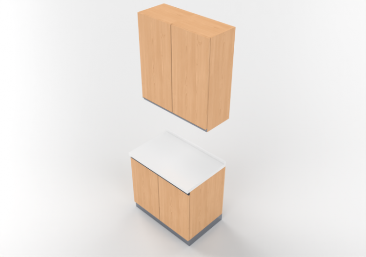 3D Kitchens - Linear Block 90x240cm - ACCA software