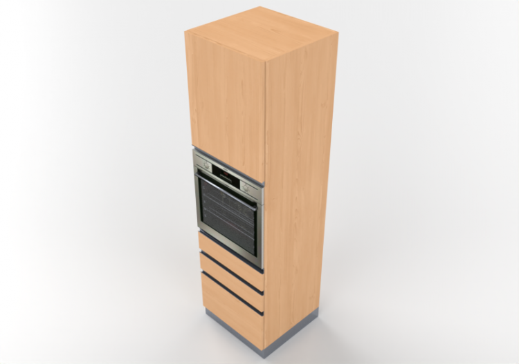 Columnas 3D - Columna horno 60x216cm - ACCA software