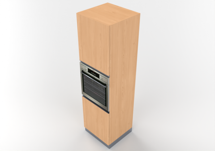 3D Columns - Vertical Tower Oven 60x216cm - ACCA software