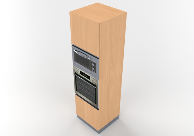 Columnas 3D - Columna horno y microondas 60x216cm - ACCA...