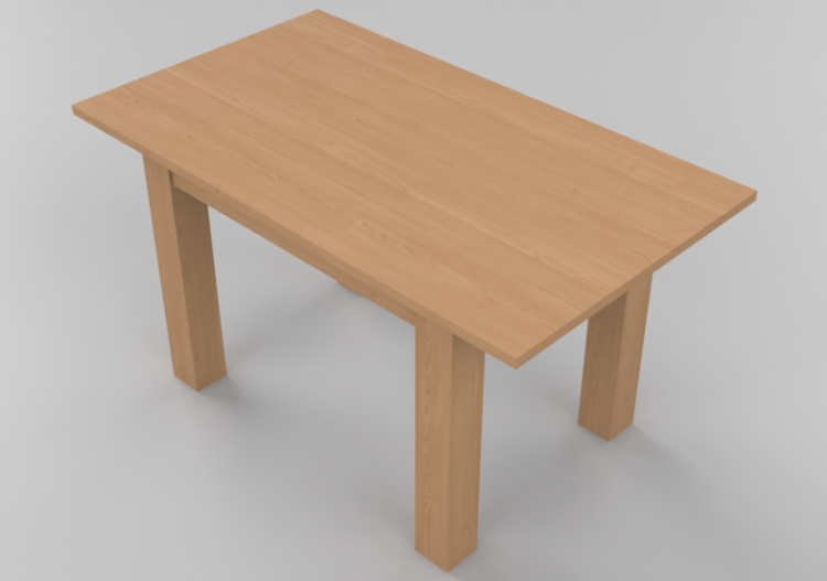 Tavoli 3D - Tavolo rettangolare 140x80cm - ACCA software