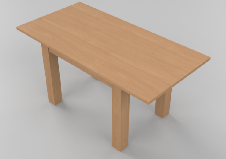 Mesas 3D - Mesa retangular 160x90cm - ACCA software