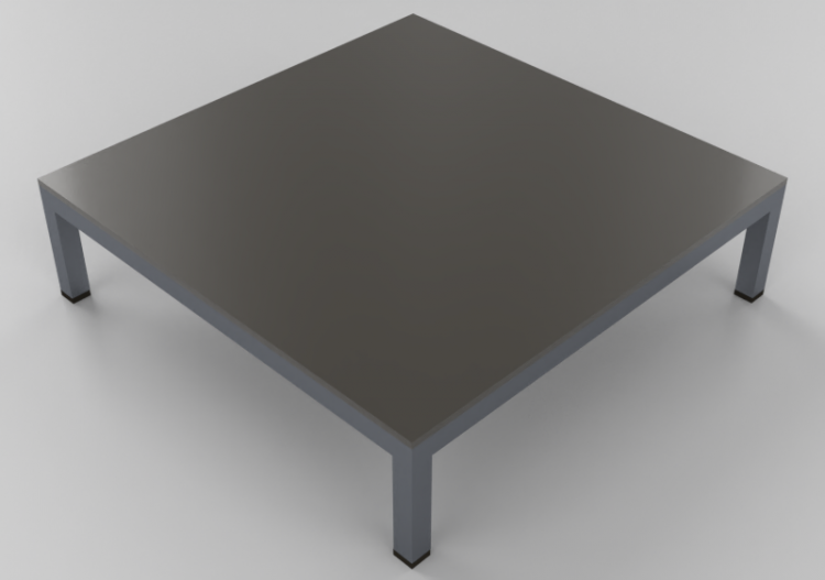 3D Tisch - Tisch mit Holzplatte - Giulio Marelli - Ascot...