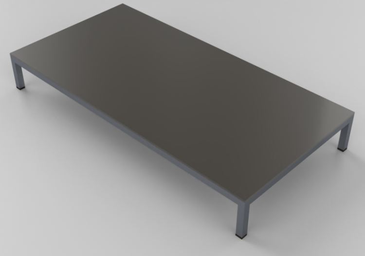 3D Tables - Table with wooden top - Giulio Marelli - Ascot...