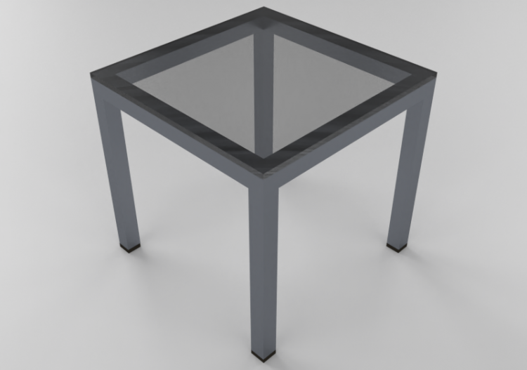 3D Tables - Table with Glass top - Giulio Marelli - Ascot...