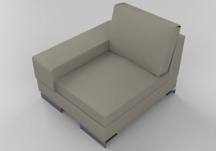 Chairs and Sofas 3D - Modular leather sofa - Giulio Marelli...