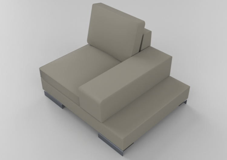 Chairs and Sofas 3D - Modular leather sofa - Giulio Marelli...