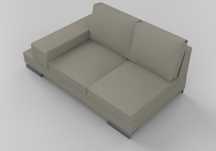 Chairs and Sofas 3D - Modular leather sofa - Giulio Marelli...