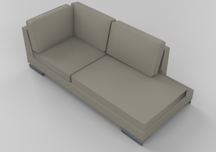 Chairs and Sofas 3D - Modular leather sofa - Giulio Marelli...