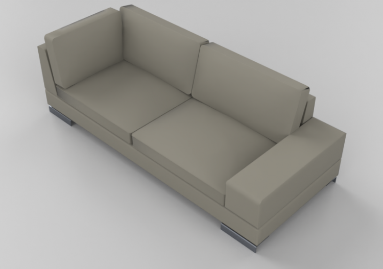 Chairs and Sofas 3D - Modular leather sofa - Giulio Marelli...
