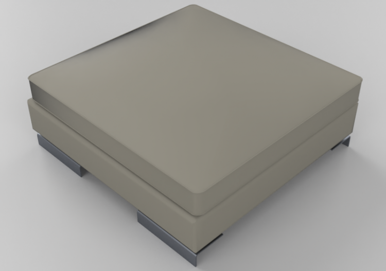 3D Sessel und Sofas - Pouf aus Leder - Giulio Marelli -...