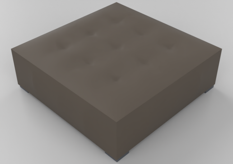 3D Sessel und Sofas - Pouf aus Leder - Giulio Marelli -...