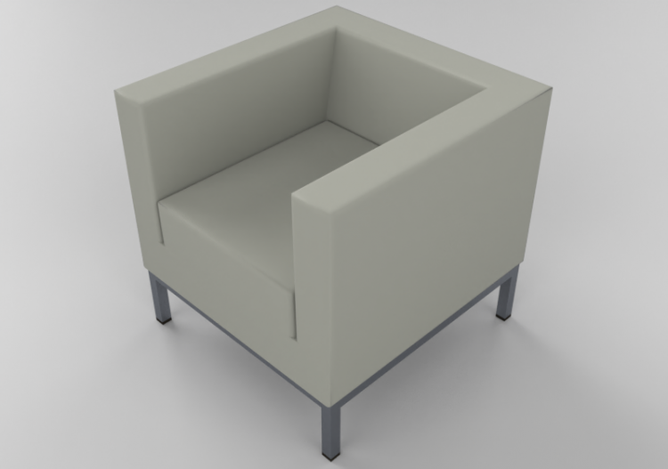 3D Sofa - Leather armchair - Giulio Marelli - Ascot 9AS101...