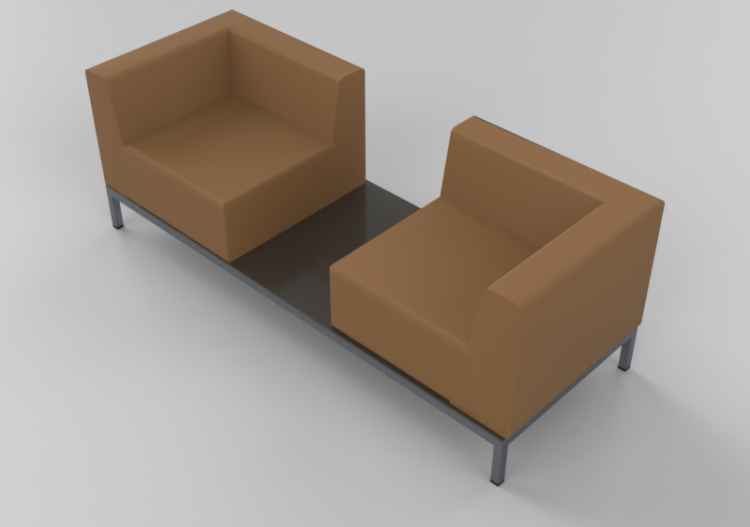 Sofás 3D - Sofá modular de couro - Junlio Marelli - Ascot...