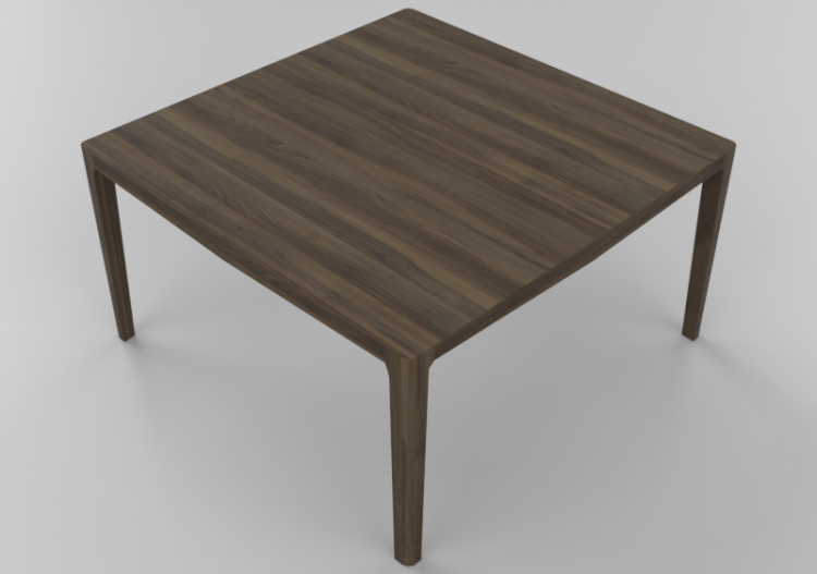 Mesas 3D - Mesa cuadrada 140x140x74cm - Natuzzi - Eros -...