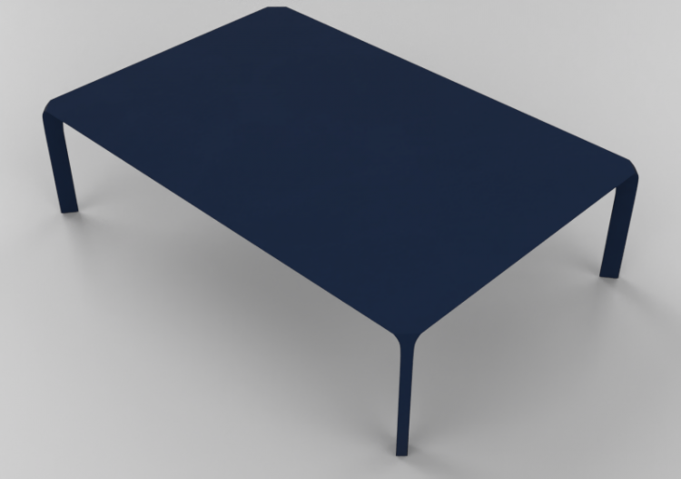 Mesas 3D - Mesinha retangular 80x120x32cm - Natuzzi - Album...