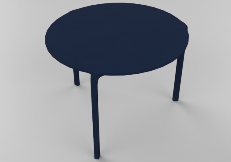3D Tisch - Couchtisch rund 50x50cm - Natuzzi - Album - T139...
