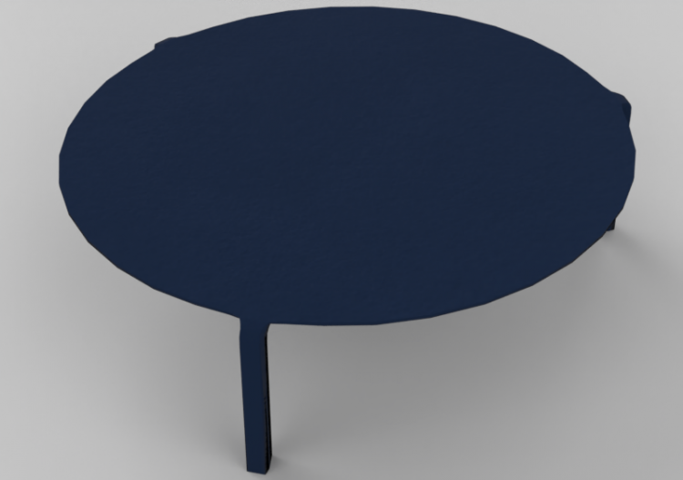 Mesas 3D - Mesita circular 110x32cm - Natuzzi - Album -...
