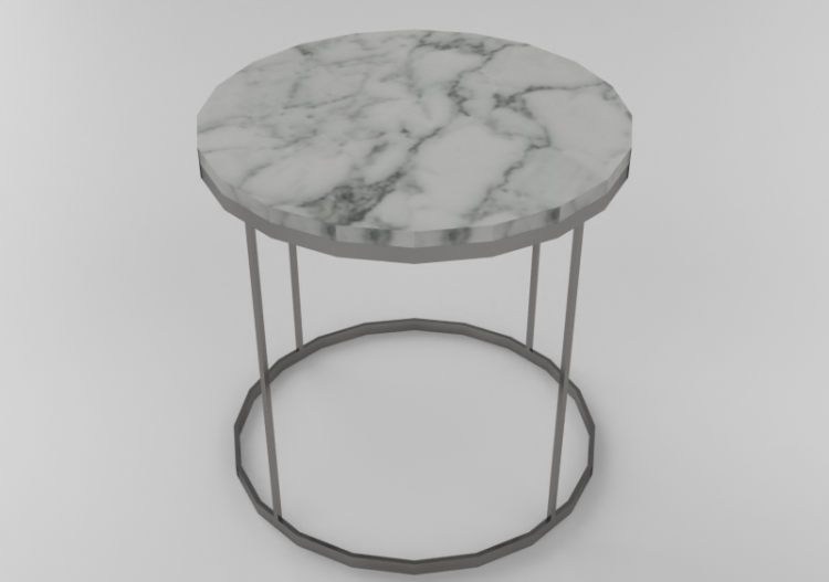 Mesas 3D - Mesita circular 45x45cm - Natuzzi - Cabaret -...