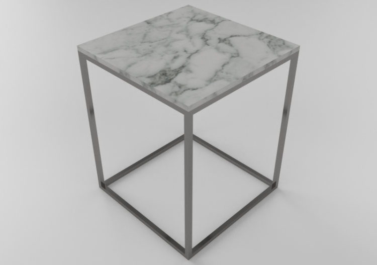 Tables 3D - Petite table carrée 45x45x55cm - Natuzzi -...